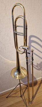 Trombone met 1/4 ventiel, Musique & Instruments, Enlèvement ou Envoi, Comme neuf, Ténor, Avec valise