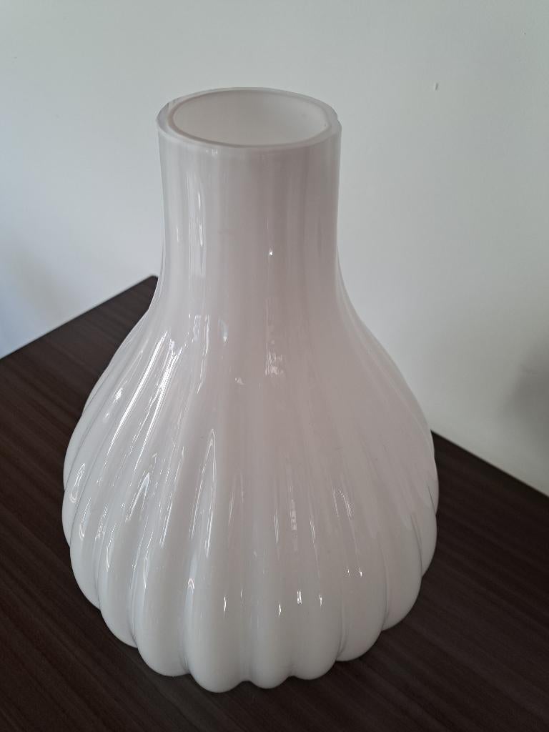 witte vaas, Ophalen, Steen, Wit, Zo goed als nieuw