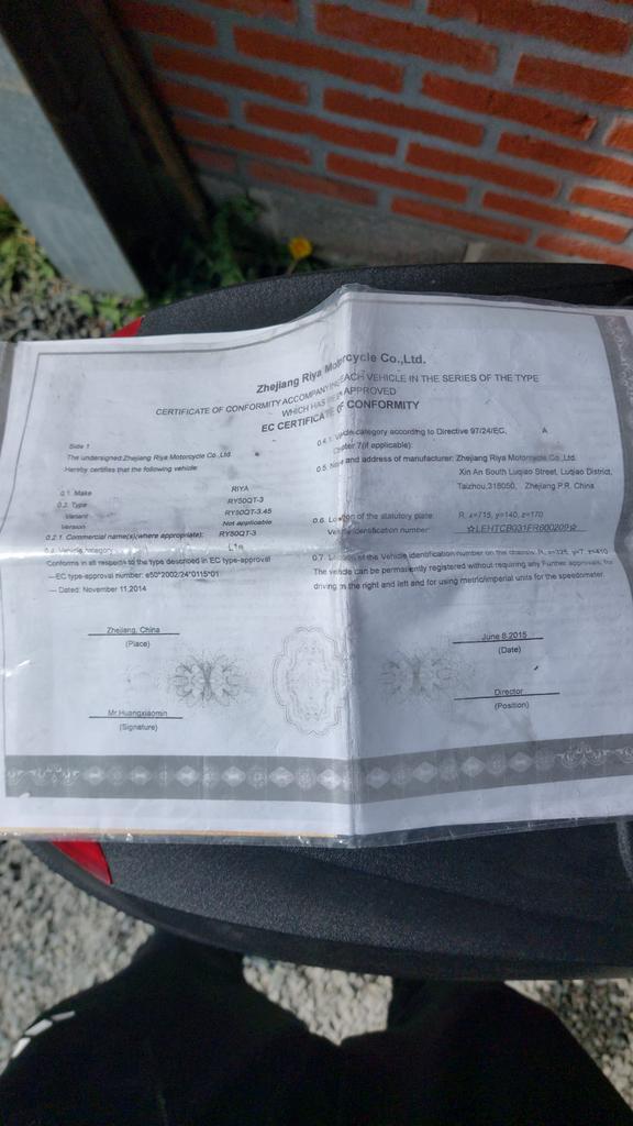 Reyro scooter, Fietsen en Brommers, Brommers | Overige merken, Gebruikt, Klasse A (25 km/u), Ophalen