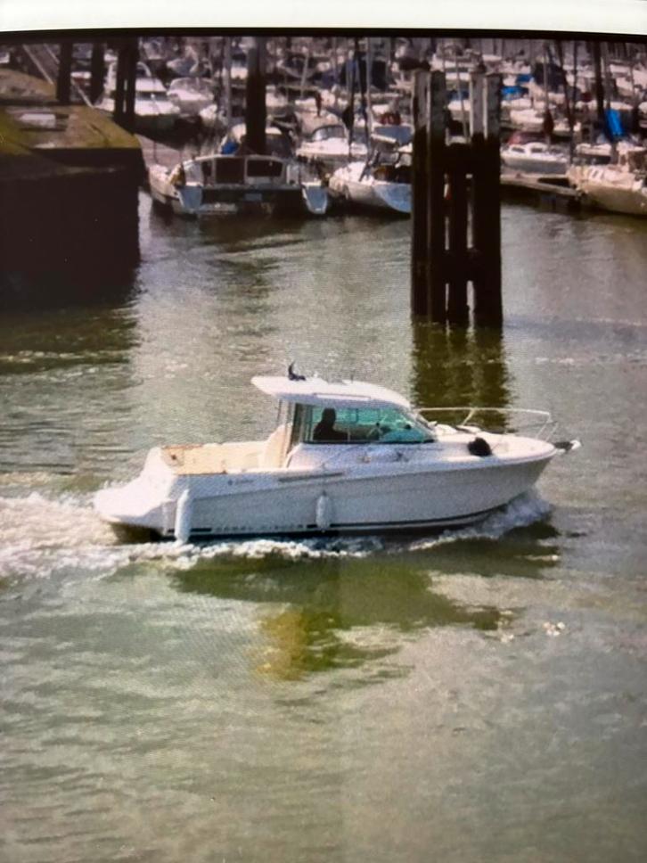 Jeanneau Merry fisher 655 bateau de pêche, Watersport en Boten, Speedboten, Gebruikt, 6 meter of meer, Diesel, 70 tot 120 pk, Polyester