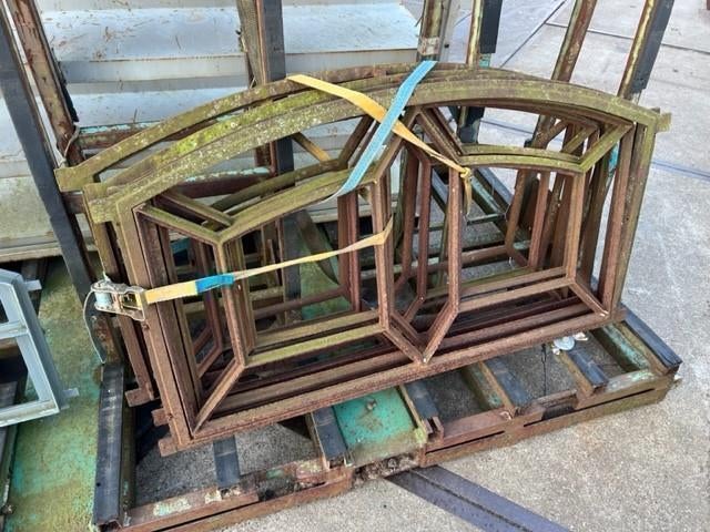 2080. Gietijzeren raam / stalraam, Bricolage & Construction, Vitres, Châssis & Fenêtres, Utilisé, Enlèvement