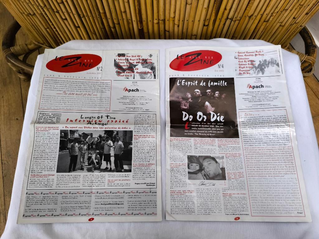 2 hardcore magazines Allcores Zine Arkangel, Length Of Time, Ophalen of Verzenden, 2000 - 2009, Gebruikt, Overige formaten