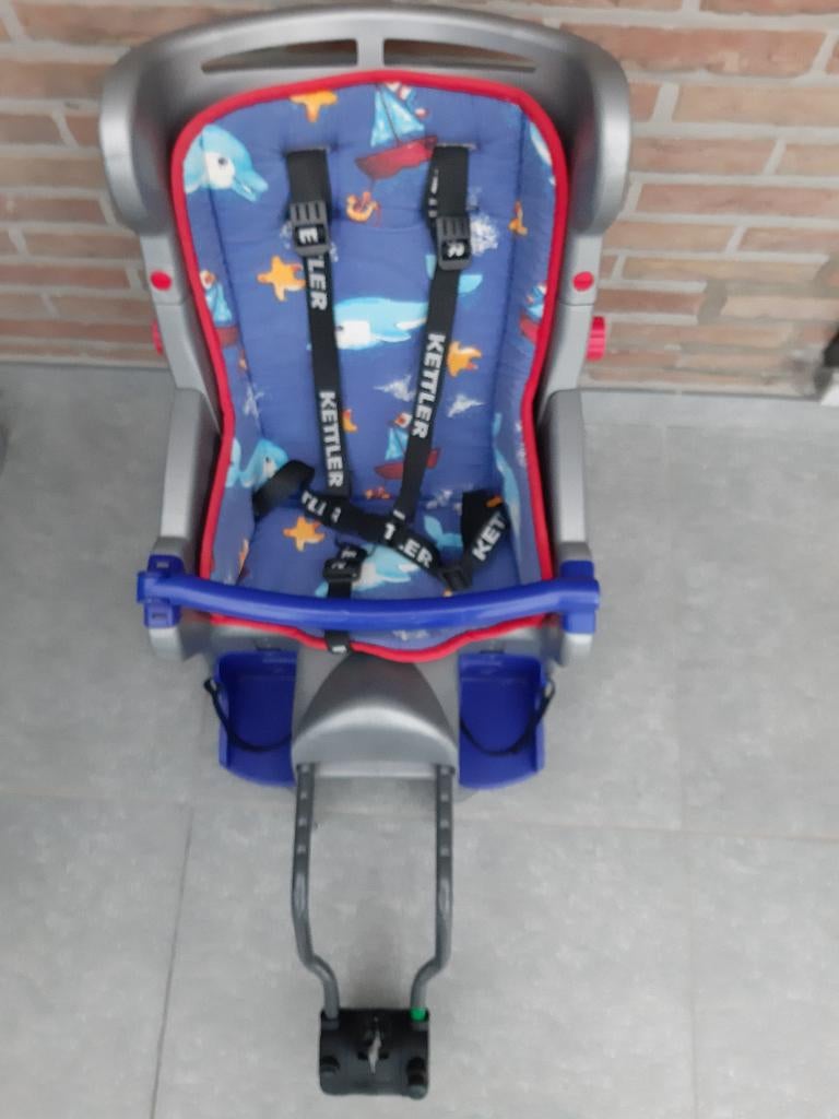 Kinderstoeltje  fiets, Ophalen, Achterzitje, Voetsteuntjes, Zo goed als nieuw