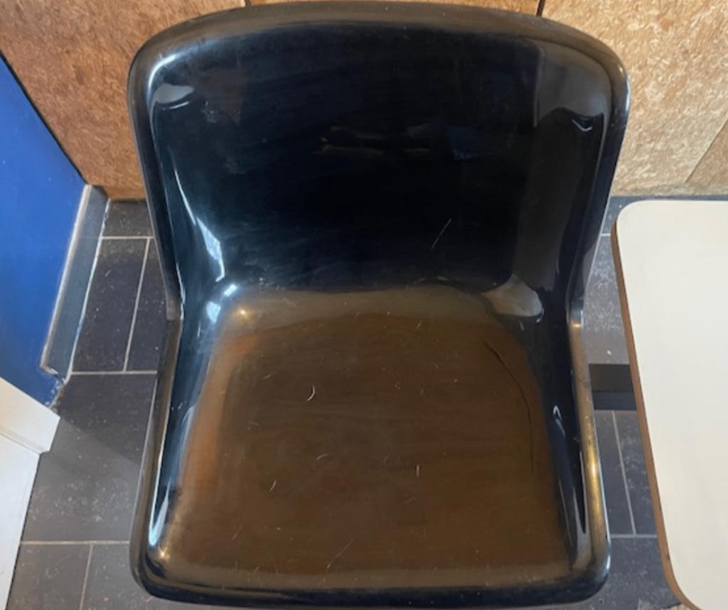 70ies Vintage Tandem wachtkamerbank, Enlèvement