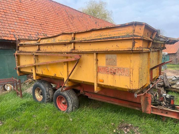 Miedema 2-assige kar te koop, Zakelijke goederen, Landbouw | Werktuigen, Akkerbouw, Overige, Transport, Ophalen