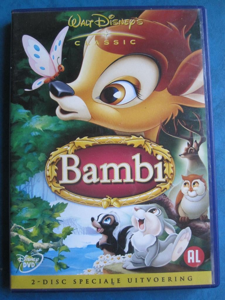 Bambi (1942) 2 disques (DISNEY), Enlèvement ou Envoi, Dessin animé, Tous les âges, Coffret