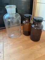 Set Antieke apothekersflessen, Ophalen, Zo goed als nieuw