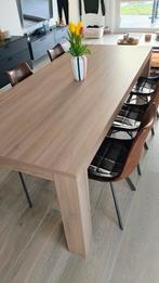 Stevige houten tafel, Ophalen, 100 tot 150 cm, 200 cm of meer, Vijf personen of meer