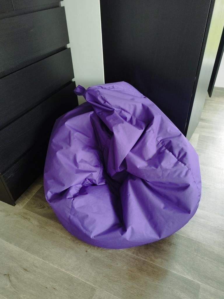 Zitzak, Maison & Meubles, Sièges-poires, Pouf, Jaune, Enlèvement