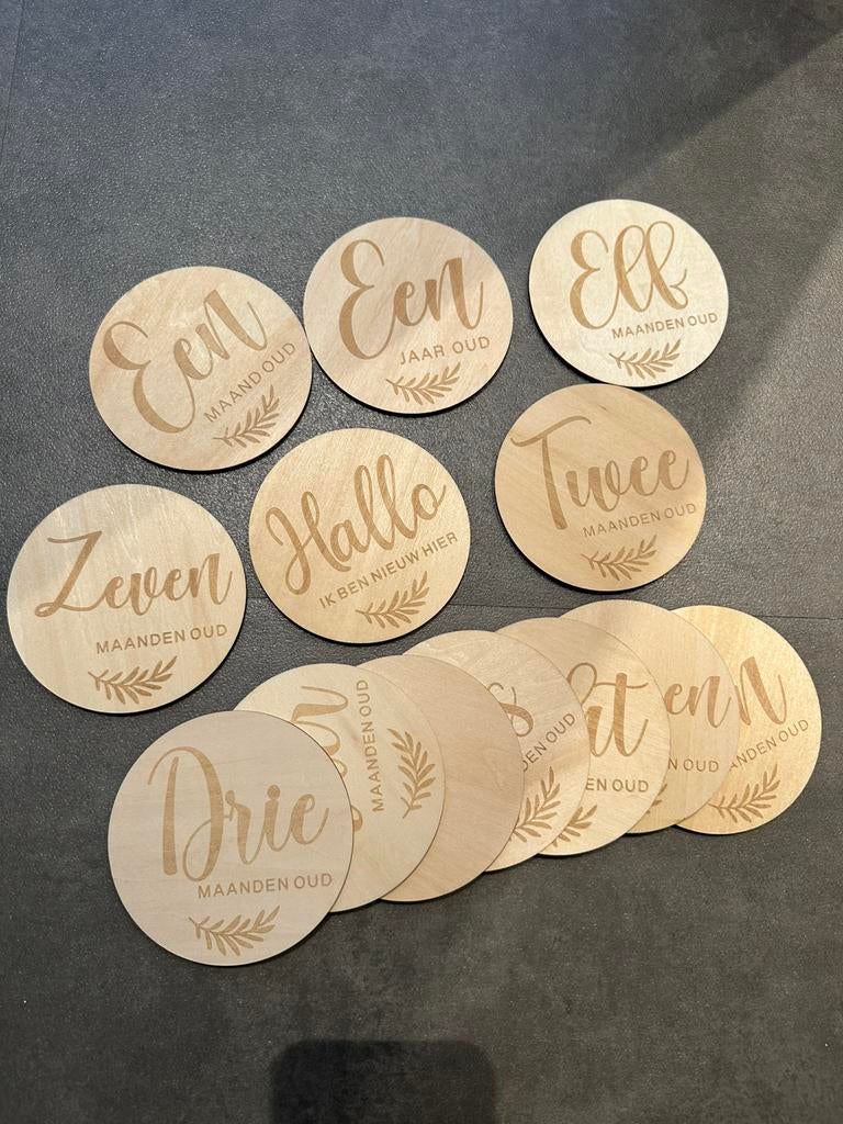 Milestone cards, Ophalen of Verzenden, Zo goed als nieuw, Geboortebord