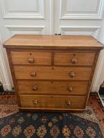 ANTIEKE ENGELSE LADEKAST MAHONIE  VICTORIAANS KAST, Huis en Inrichting, Kasten | Ladekasten, Ophalen, Gebruikt, 100 tot 150 cm
