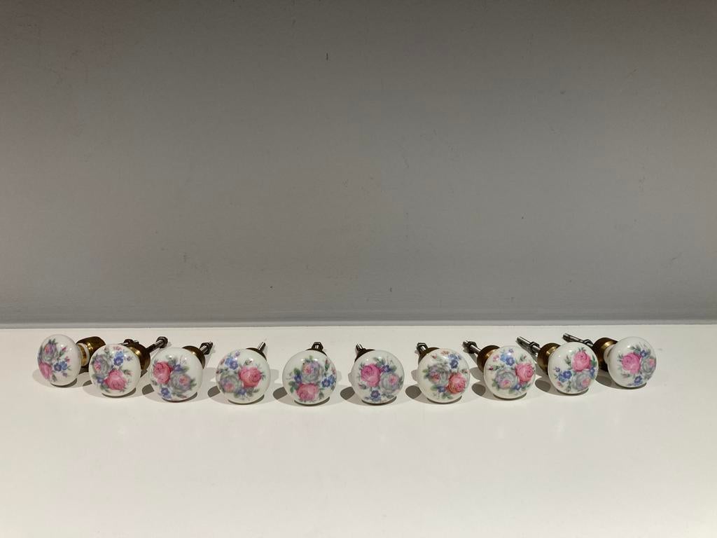 Limoges porselein kasttrekkers, Ophalen of Verzenden, Zo goed als nieuw