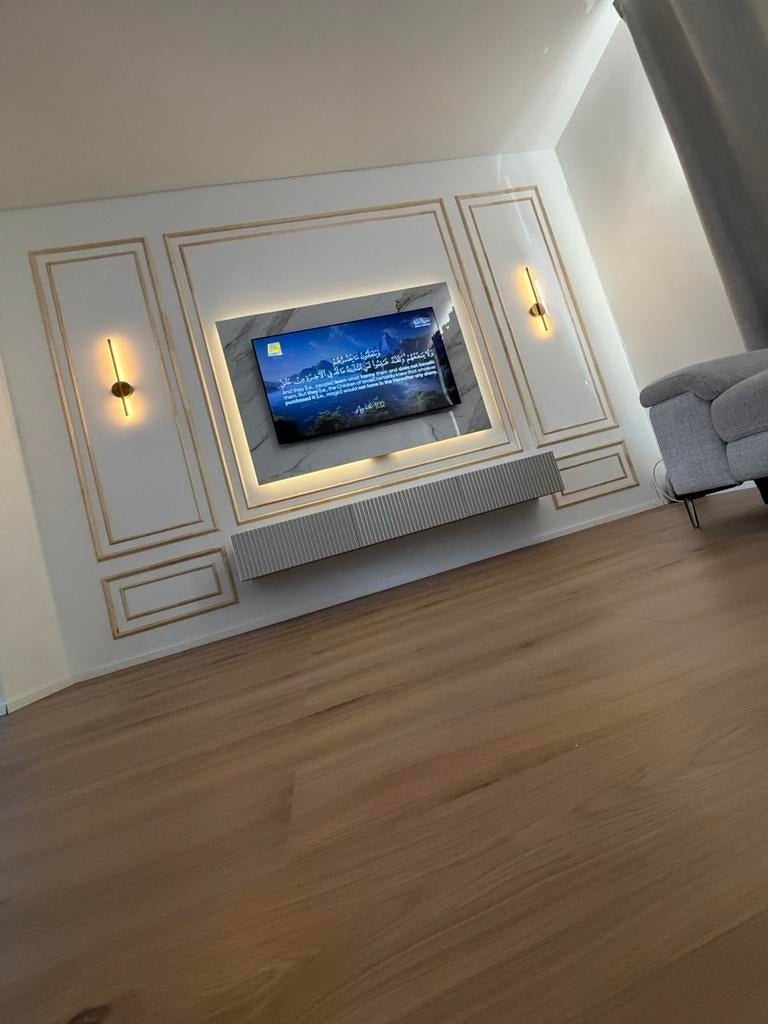 Déco mur Tv, Enlèvement