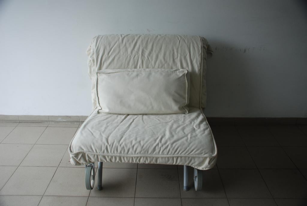 IKEA-logeerbed 1 persoon, Ophalen