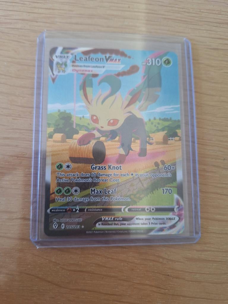 Pokemon leafeon vmax alt art evolving skies, Ophalen of Verzenden