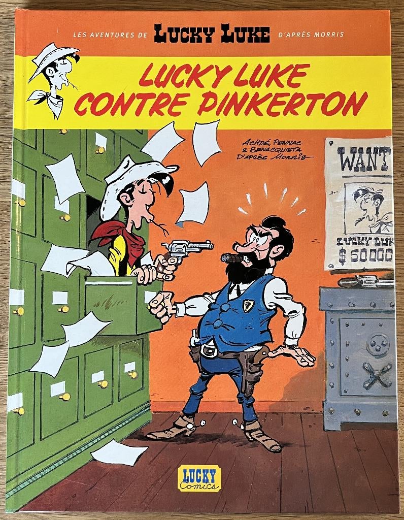 Lucky Luke contre Pinkerton - 4 HC 1e dr(2010) Strip, Livres, BD, Comme neuf, Une BD, Enlèvement ou Envoi