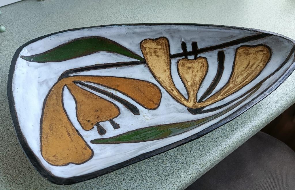 Plat à fruits Odette Dijeux, Antiquités & Art, Enlèvement