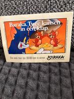Vintage 1991 sticker Tom & Jerry reclame Baraka, Ophalen of Verzenden