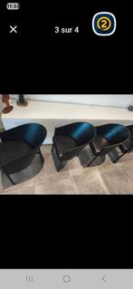 Chaises Philippe Stark, Noir, Bois