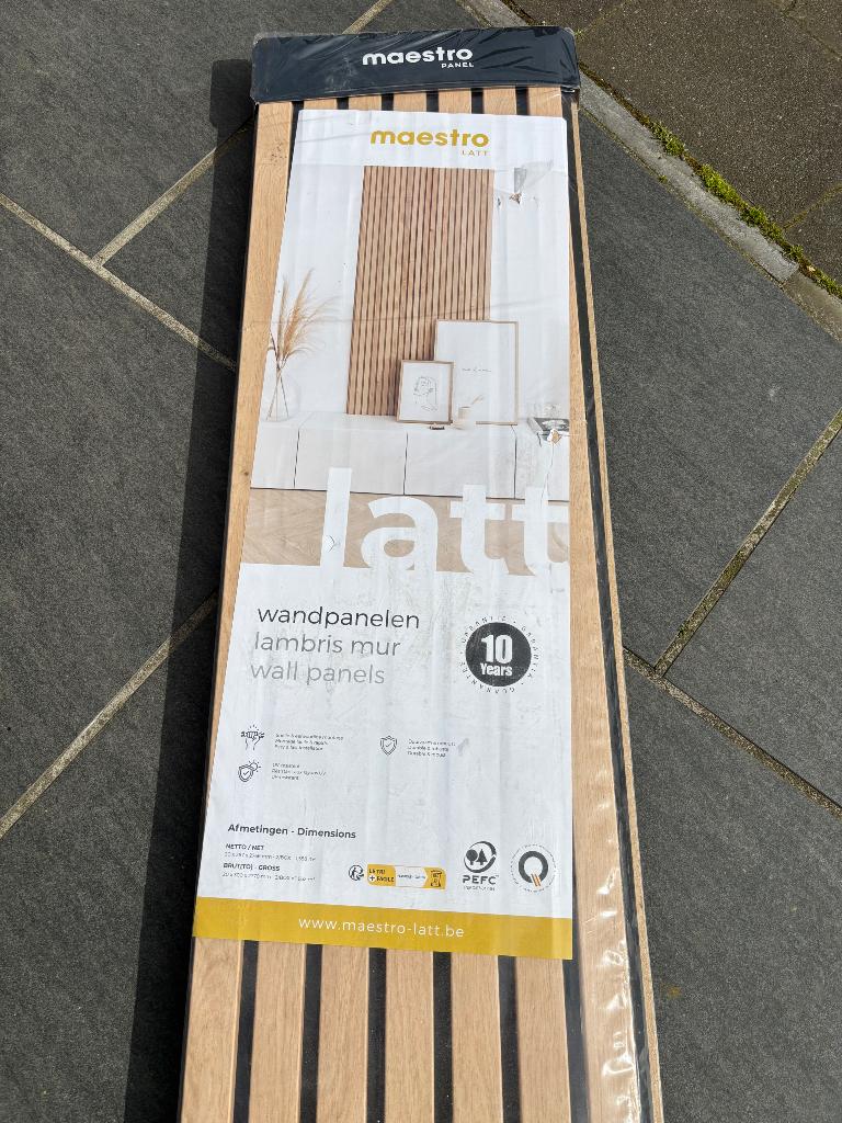 Akoestisch wandpaneel, Bricolage & Construction, Plaques & Panneaux, Enlèvement, Neuf, Autres matériaux