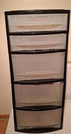 armoire box 5 tiroirs, Maison & Meubles, 25 à 50 cm, 5 tiroirs ou plus, Moins de 100 cm, Enlèvement