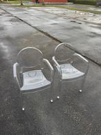 2 chaises  transparent pour salon bon  etat, Autres couleurs, Transparent, Comme neuf, Deux