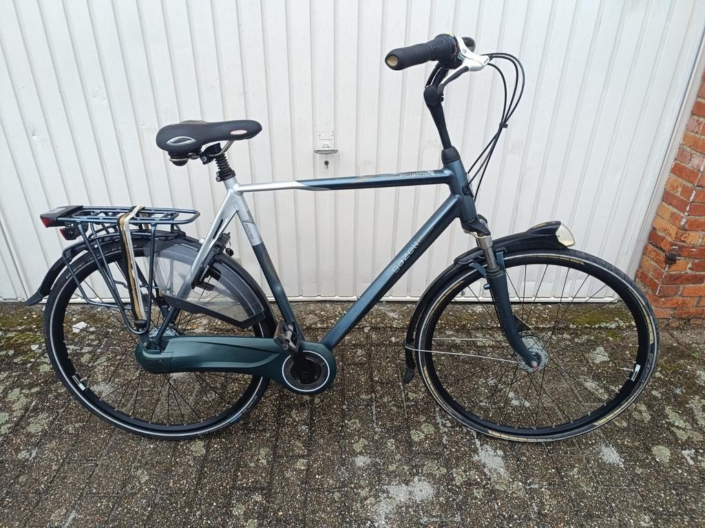Herenfiets Gazelle Eclipse in zeer goede staat, Ophalen, Versnellingen, Zo goed als nieuw, 61 tot 65 cm