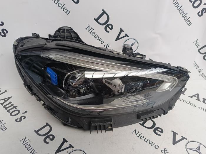 Koplamp rechts van een Mercedes C-Klasse, Gebruikt, -, Ophalen of Verzenden, -