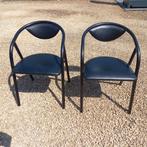 6 stoelen zwart, Ophalen, Zwart