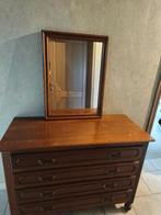 dressoir met spiegel, Ophalen, Gebruikt, 100 tot 150 cm, Met lade(s)