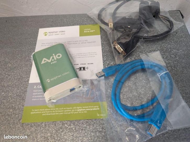 AV. Io HD - Carte d'acquisition vidéo professionelle, Informatique & Logiciels, Cartes de capture, Neuf, Enlèvement