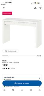 Coiffeuse MALM IKEA, Enlèvement, Comme neuf