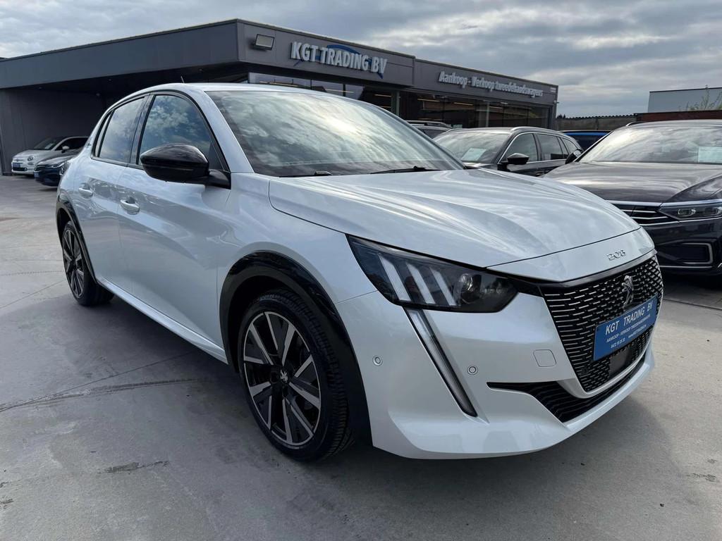 Peugeot 208 1.2i 100PK GT-LINE FULL LED LEDER CAMERA CARPLAY, Gebruikt, 1199 cc, 1165 kg, Wit