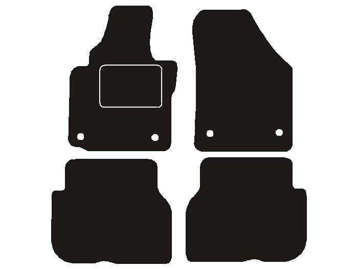 Automatten Volkswagen Touran 5 zit 2003-2015, Autos : Divers, Accessoires de voiture