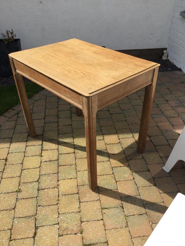 Table pour terrasse ou jardin en bois, Jardin & Terrasse, Enlèvement, Utilisé, Rectangulaire, Bois