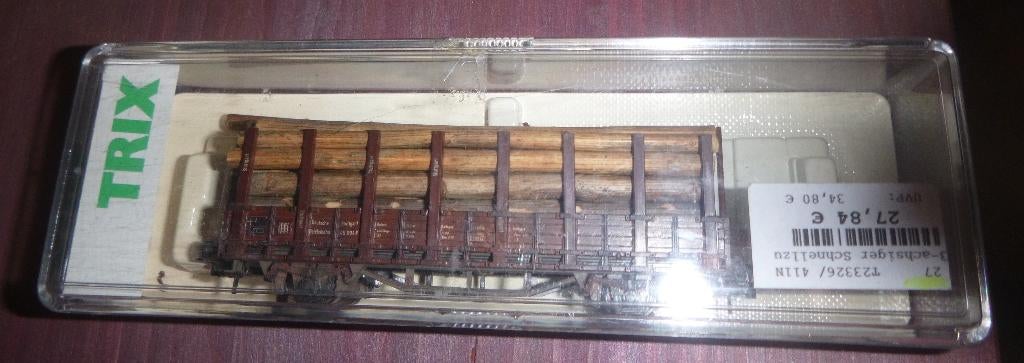 Wagon Trix avec bois, Hobby & Loisirs créatifs, Trains miniatures | HO, Envoi, Comme neuf, Wagon, Trix