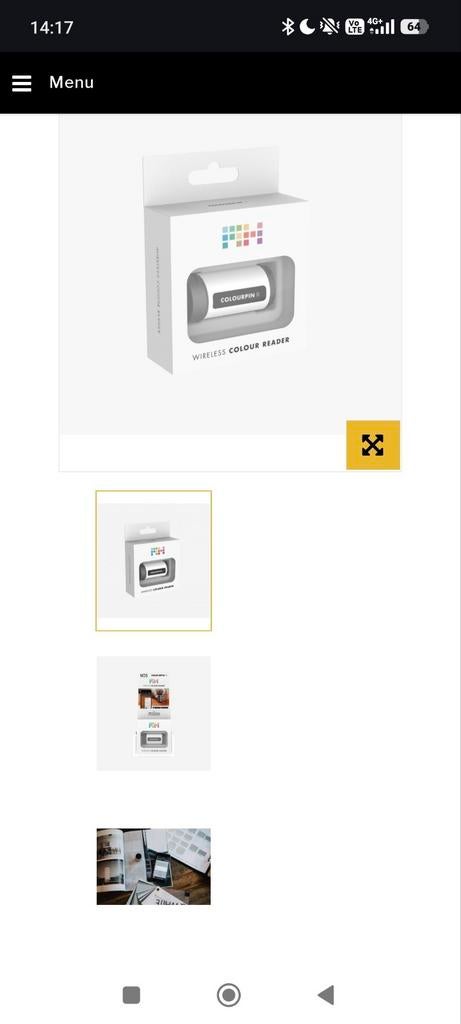 Color zoeker voor verf of spuitbussen, Ophalen, Verf