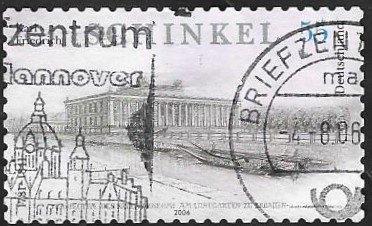 1 Postzegel Duitsland 2006 Karl Friedrich Schinkel, Postzegels en Munten, Postzegels | Europa | Duitsland, Gestempeld, 1990 tot heden