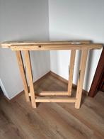 2 houten schragen / werkbokken inklapbaar (Practo), Huis en Inrichting, Ophalen, Zo goed als nieuw