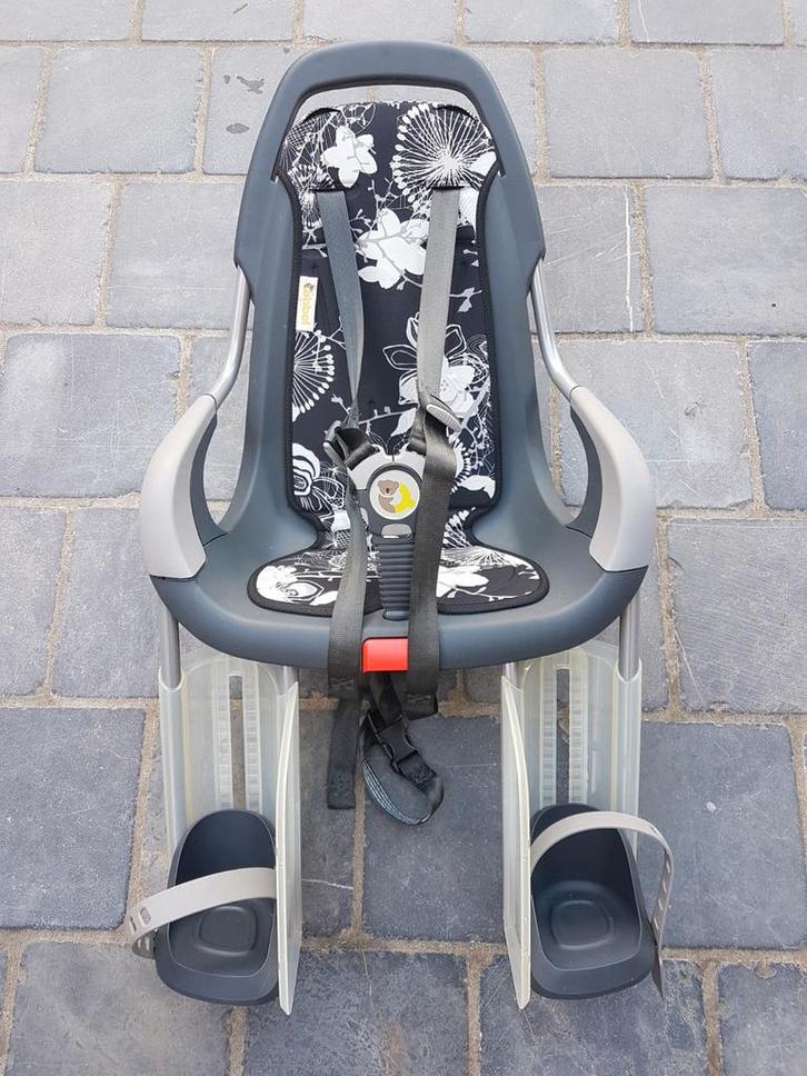 Fietsstoeltje merk Qibbel, Fietsen en Brommers, Fietsaccessoires | Fietsstoeltjes, Zo goed als nieuw, Voetsteuntjes, Ophalen