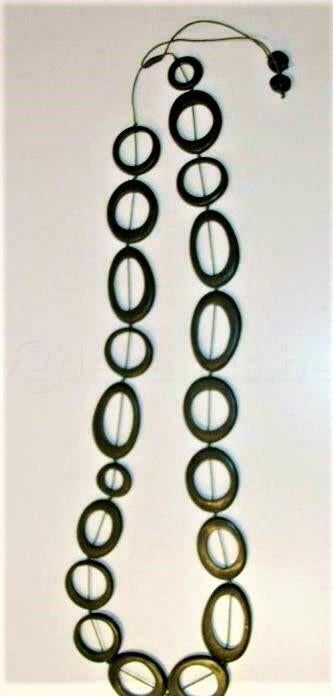 Te koop: Nieuw!!! Leuke groene lange ketting van "Müller", Ophalen, Kunststof, Verstelbaar, Nieuw