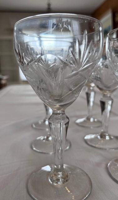 Verres à vin (6), Enlèvement, Comme neuf