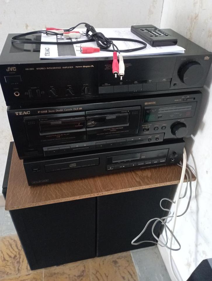 Chaine hifi éléments séparés vintage, TV, Hi-fi & Vidéo, Chaîne Hi-fi, Comme neuf, Deck cassettes ou Lecteur-enregistreur de cassettes