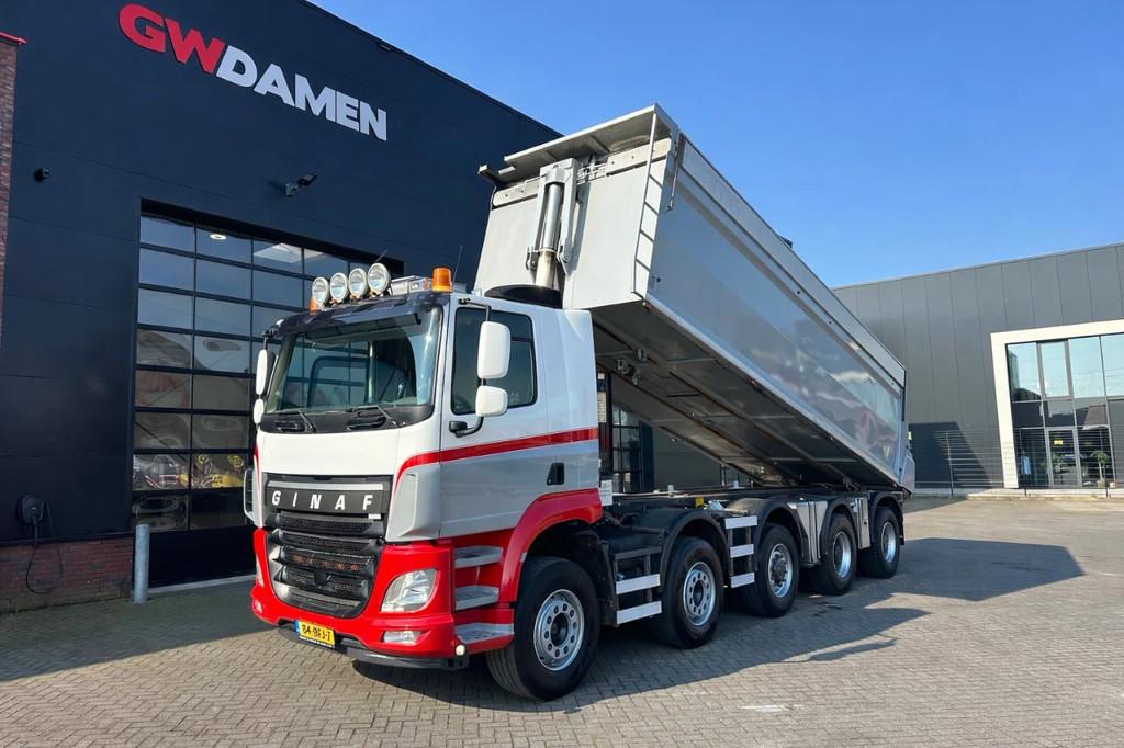 Ginaf X6 5250 CSE 10x4 Hyva kipper 28 m3 Euro 6 (bj 2014), Auto's, Vrachtwagens, Automaat, Euro 6, 462 pk, Elektrische ramen