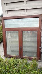 Raam - hout, 75 à 150 cm, Enlèvement, Utilisé, Vitre comprise