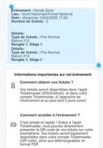 Concert kendji girac pour 2 personnes, Tickets & Billets, Deux personnes, Billet normal
