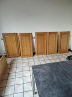 Eiken kastdeurtjes, Huis en Inrichting, Woonaccessoires | Kamerschermen, Ophalen, Zo goed als nieuw