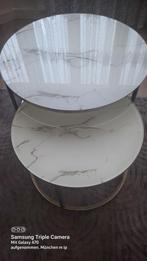 Mermer salon tafel 2 stuks, Huis en Inrichting, Ophalen, Zo goed als nieuw