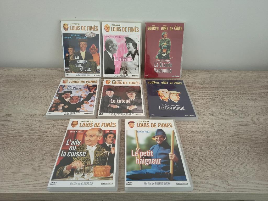 Dvd box Louis de Funès - 8 films, Enlèvement ou Envoi, Comme neuf