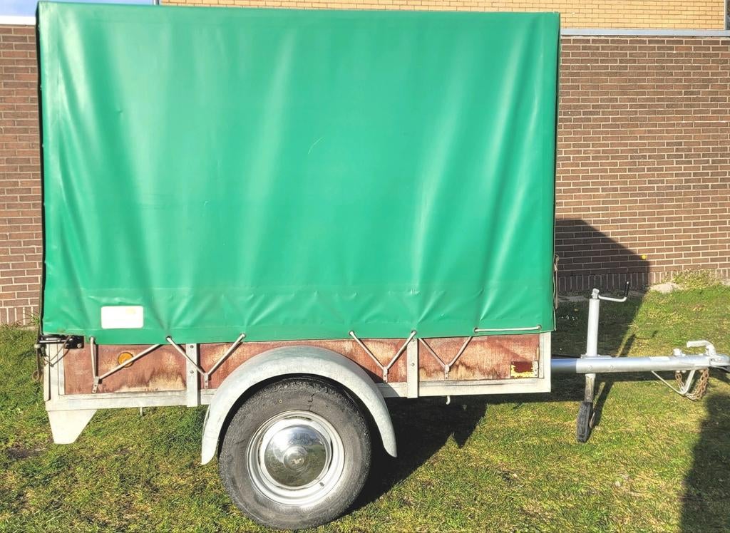 Gegalvaniseerde Enkelasser met bache, Ophalen